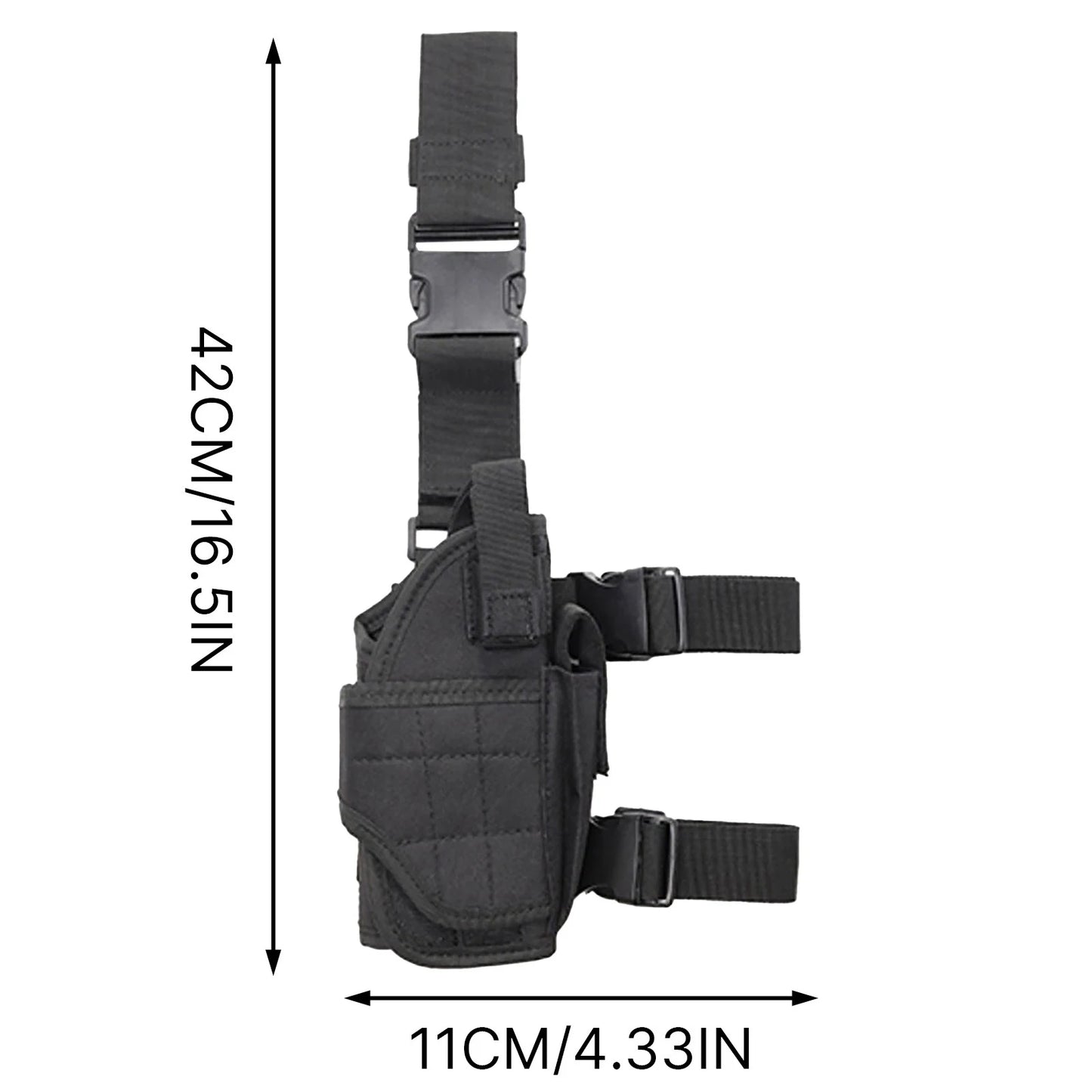 New Tactical Gun Holster Outdoor Sports Combat Pistol Holster CS War Tactical Accessories Right Thigh Holster Fits All Pistols