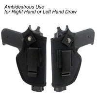 Universal Tactical Gun Holster Concealed Carry Holsters Belt Metal Clip IWB OWB Holster Airsoft Pistol Gun Bag for Handguns