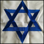 Embroidered Sewn Israel Flag Israeli Embroidery Banner World Country Nation Oxford Fabric Nylon 3x5ft