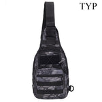 PROTECTOR PLUS Outdoor Tactical Military Crossbody Bag Sling Shoulder Chest Pack Men Camo Army Travel Hiking Camping Sport Bag