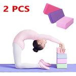 Yoga Building Blocks Cubes Pilates Bricks Reinforcement Mats Sports Yoga Supplies Exercise Home Exercise Equipment Fitness Eva