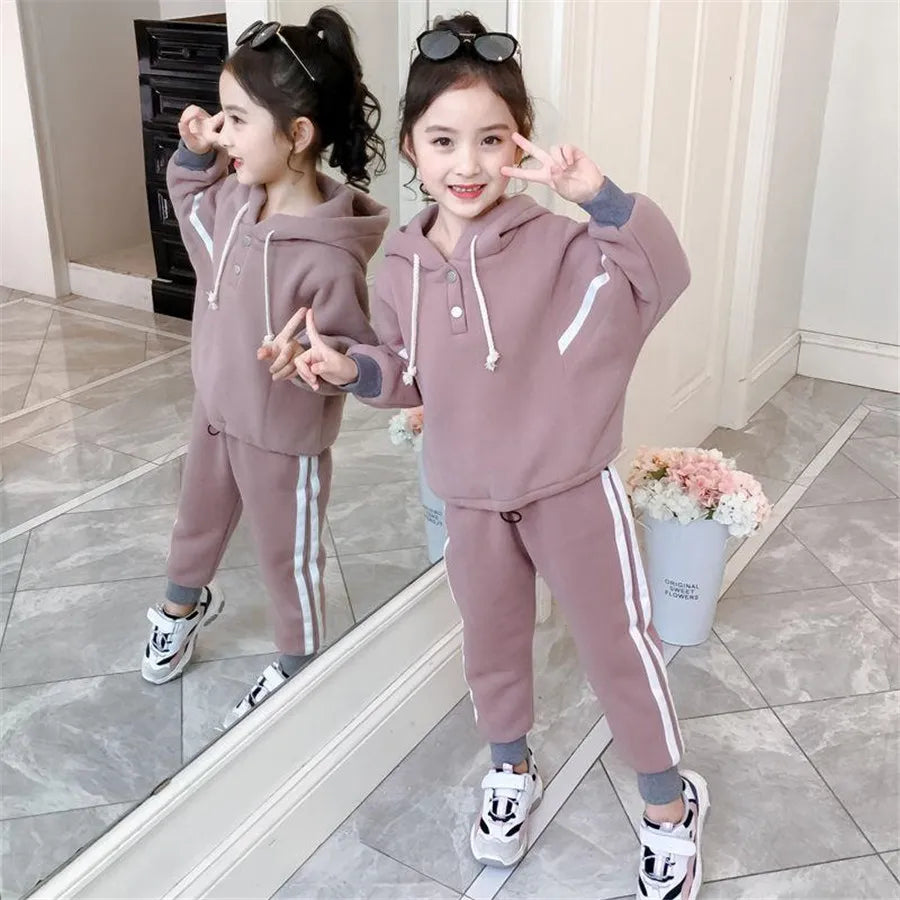 New Autumn Girls Tracksuit Fashion Long Sleeve Variety Of Styles Kids Sets Sportswear Girls Comfortable Children Clothing