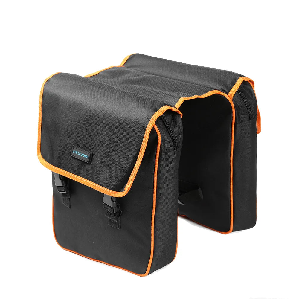 Double Side Travel Bike Trunk Bag Luggage Pannier Back Seat MTB Bicycle Carrier Bag Rear Rack Cycling Bicycle Accessories Bag