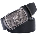 2020 new arrival belts men high quality fiber leather automatic buckle elephant dragon Chinese stylish fashion 140 cm 150 160