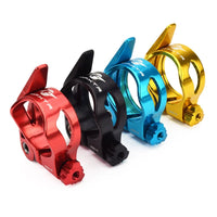 Bicycle Seatpost Clamps Quick release 31.8mm / 34.9mm Aluminum alloy Clip for Mountain road bike Cycling Accessories