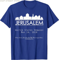 Jerusalem Israel Israeli Embassy, USA United States America T-Shirt