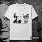 Celebrity David Ben Gurion Jewish politician Israel Prime Minister mens t shirt new Tops Short sleeve clothes cotton summer 01