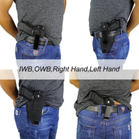 Universal Tactical Gun Holster Concealed Carry Holsters Belt Metal Clip IWB OWB Holster Airsoft Pistol Gun Bag for Handguns