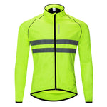 WOSAWE Ultralight Reflective Men's Cycling Jacket Long Waterproof Windproof Road Mountain Bike MTB Jackets Bicycle Windbreaker