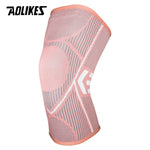 AOLIKES 1PCS Knee Brace Support for Arthritis Joint Nylon Sports Fitness Compression Sleeves Kneepads Cycling Running Protector