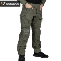 IDOGEAR Tactical G3 Combat Suit  Shirt & Pants Knee Pads Update Ver Camo Airsoft Military Combat Uniform 3004