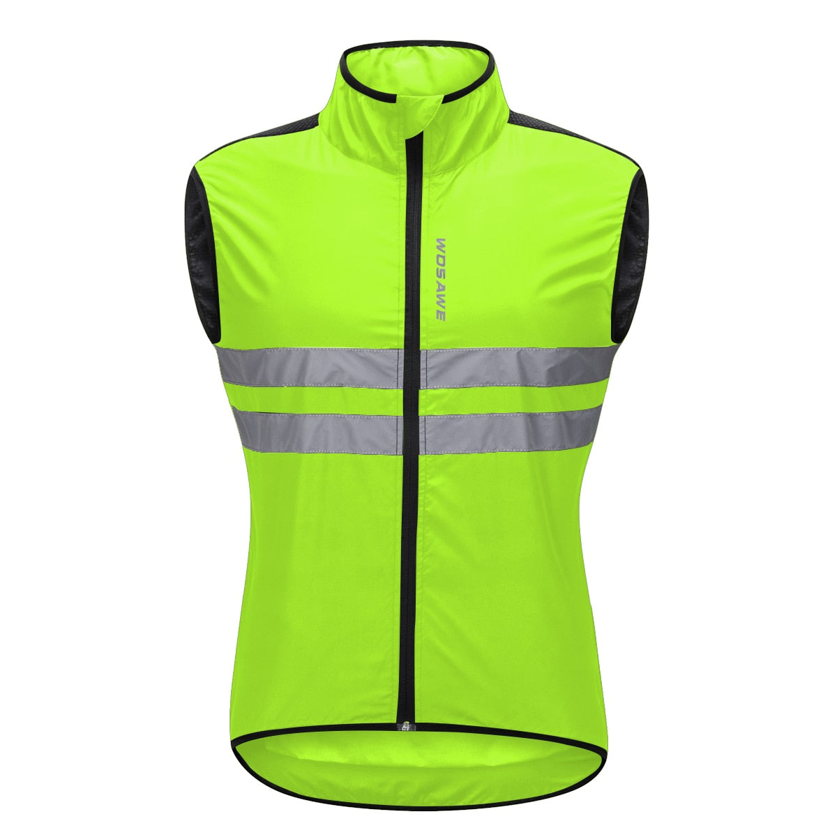 WOSAWE Windproof Cycling Jackets Hooded Men Riding Waterproof Cycle Clothing Bike Long Sleeve Jerseys Reflective Vest Wind Coat