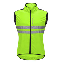 WOSAWE Windproof Cycling Jackets Hooded Men Riding Waterproof Cycle Clothing Bike Long Sleeve Jerseys Reflective Vest Wind Coat