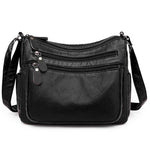 New Casual Women Bag Soft Leather Shoulder Bags Multi-pocket PU Handbag Female Crossbody Messenger Bags Bolsa