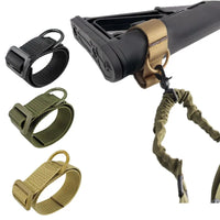 Tactical Military Airsoft Tactical Buttstock Sling Adapter Rifle Stock Gun Strap Gun Rope Strapping Belt Hunting Accessories Hot