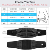 Lower Back Brace with 6 Stays Anti-skid Orthopedic lumbar Support Breathable Waist Support Belt for Men Women Gym Pain Relief