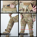 IDOGEAR Tactical Uniform BDU G3 Combat Shirt & Pants Knee Pads Update Ver Camo Airsoft Military Combat Uniform 3004