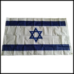 Embroidered Sewn Israel Flag Israeli Embroidery Banner World Country Nation Oxford Fabric Nylon 3x5ft