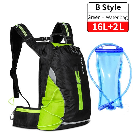 WEST BIKING Bicycle Bike Bags Water Bag 10L Portable Waterproof Road Cycling Bag Outdoor Sport Climbing Pouch Hydration Backpack