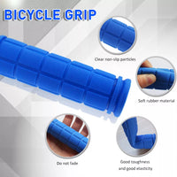 2PCS Bike Bicycle Grips Rubber Bike Handlebar Grips Bmx Mtb Cycling Grips Bicycle Accessories Anti-slip Bike Grip Cover Parts