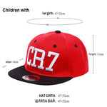 2017 Brand Children Soccer Star Ronaldo CR7 Embroidery Kids Baseball Cap Hat Bone Boys Girls Sports Snapback Hip-hop Caps Gorras