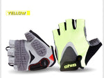 GIYO Summer Cycling Gloves Gel Half Finger Shockproof Sport Gym Gloves MTB Mountain Bicycle Bike Gloves For Men/women Antil-skip