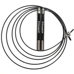 Speed Jump Rope Ball Bearing Metal Handle Sport Skipping,Stainless Steel Cable Crossfit Fitness Equipment