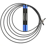 Speed Jump Rope Ball Bearing Metal Handle Sport Skipping,Stainless Steel Cable Crossfit Fitness Equipment