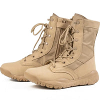 Summer Breathable Men Women Army Boots Military Tactical Airsoft Paintball Boots Side Zipper Male Desert Combat Ankle Boots