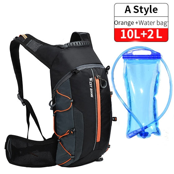 WEST BIKING Bicycle Bike Bags Water Bag 10L Portable Waterproof Road Cycling Bag Outdoor Sport Climbing Pouch Hydration Backpack