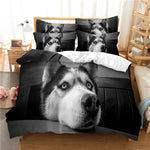 Cute Husky Bedding Set Duvet Cover Set 3d Bedding Digital Printing Bed Linen Queen Size Bedding Set Fashion Design