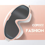 COPOZZ 2022 Anti-fog Swimming Goggles Whole Shaped Lens UV Protection with Big Silicone Frame Swimming Glasses for Men and Women