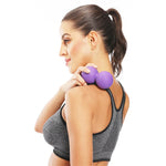 TPR Yoga Massage Ball Pilates Exercise Gym Peanut Ball Muscle Relaxation Fasciitis Physiotherapy Relieve Pain Workout Equipment