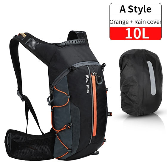 WEST BIKING Bicycle Bike Bags Water Bag 10L Portable Waterproof Road Cycling Bag Outdoor Sport Climbing Pouch Hydration Backpack