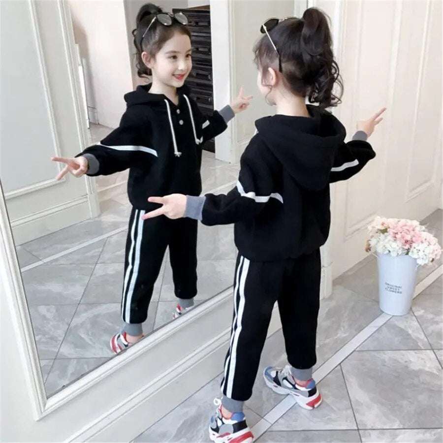 New Autumn Girls Tracksuit Fashion Long Sleeve Variety Of Styles Kids Sets Sportswear Girls Comfortable Children Clothing