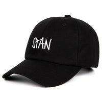 STAN dad hat Eminem Dido 100% Cotton letter embroidery Baseball Cap Snapback Men and women Fashion outdoor leisure caps