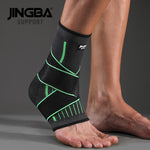 JINGBA SUPPORT 1 PCS Protective Football Ankle Support Basketball Ankle Brace Compression Nylon Strap Belt Ankle Protector