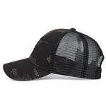 Summer Breathable Mesh Cap Browning Embroidered Trucker Cap Fashion All-match Baseball Cap for Men Outdoor Sunshade Sun Hat