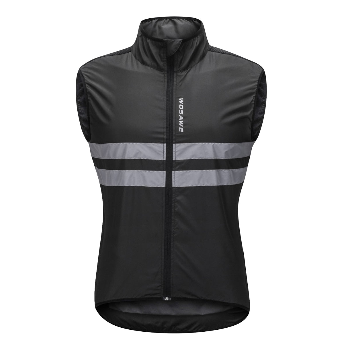 WOSAWE Windproof Cycling Jackets Hooded Men Riding Waterproof Cycle Clothing Bike Long Sleeve Jerseys Reflective Vest Wind Coat