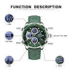 NAVIFORCE Fashion Military Watches for Men Luxury Original Sports Chronograph Watch Waterproof Quartz Clock Digital WristWatch