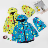 LZH Children Clothing Autumn Winter Boys Clothes Waterproof Raincoat Jacket+Pants Outfits Kids Sport Suit For Boys Clothing Sets