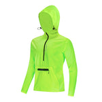 WOSAWE Windproof Cycling Jackets Hooded Men Riding Waterproof Cycle Clothing Bike Long Sleeve Jerseys Reflective Vest Wind Coat