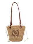 Bag Women's Thai Seaside French Crossbody Straw Bag