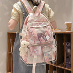 Original Female Tie-Dye Mori Canvas Primary School Student Schoolbag