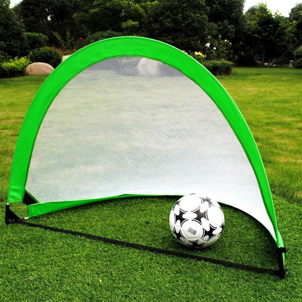 1PCSFootball goal Kid Potable Folding Goal Soccer Football Outdoor Training Net Interactive Toy Soccer Football Goal Net Folding