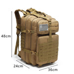 Military Tactical Backpack Men 50L /25L Waterproof Large Capacity Bags Assault Pack For Camping Hunting Trekking Men Rucksacks