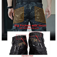 Military Pants for Men Tactical Cargo Pants Big Multi-pocket Waterproof  Ripstop Army Combat Training Trousers Brand Joggers New