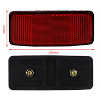 1/2Pcs Bicycle Rear Warning Reflector Mountain Bike Taillight Outdoor Cycling Safty Warning Reflector Bike Riding Accessories