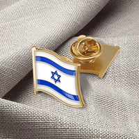 Israel Flag Creative Brooch Aesthetic Decorative Pin Stylish Jewelry Brooch Israel Map Flag for Backpack Sling Bag Clothes