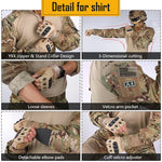 IDOGEAR Hunting Tactical Gen3 BDU Combat Camouflage Uniform Army Military G3 Clothes Airsoft Paintball CS Tactical Equipment